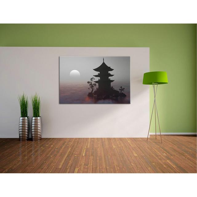 Leinwandbild Buddhistischer Tempel in Asien East Urban Home Größe: 70 cm H x 100 cm B on Productcaster.