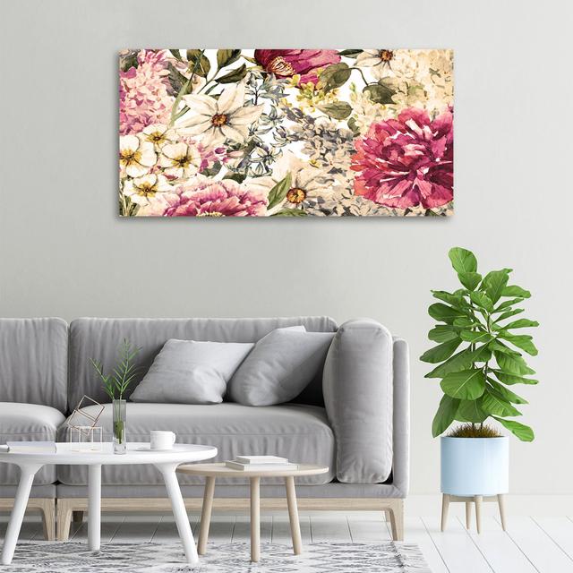 Floral Pattern - Ungerahmte Kunstdrucke auf Leinwand ClassicLiving on Productcaster.