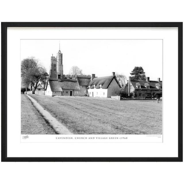 'Cavendish, Church and Village Green C1960' by Francis Frith - Picture Frame Photograph Print on Paper The Francis Frith Collection Size: 45cm H x 60c on Productcaster.