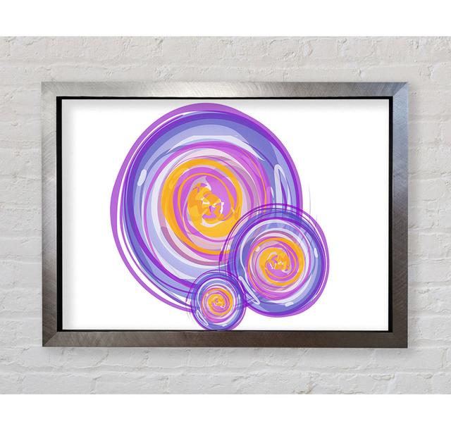 Trio Of Swirls - Print Bright Star Size: 42cm H x 59.7cm W on Productcaster.