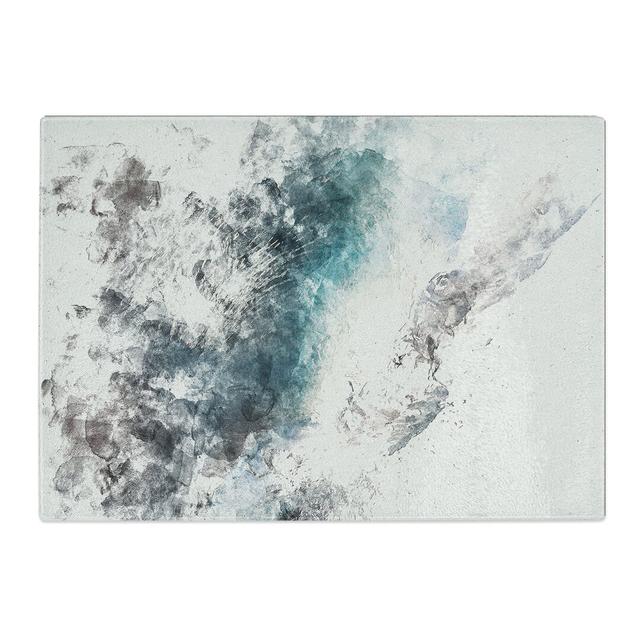 Tempered Glass Under the Wave Watercolour Chopping Board East Urban Home Size: 20 cm x 28.5 cm on Productcaster.