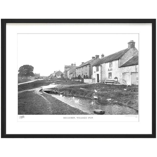 'Bellerby, Village 1929' - Picture Frame Photograph Print on Paper The Francis Frith Collection Size: 45cm H x 60cm W x 2.3cm D on Productcaster.