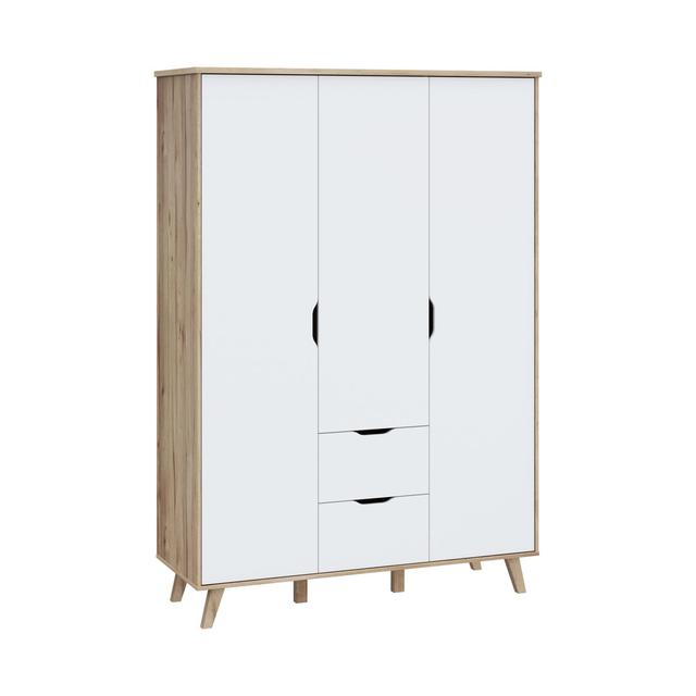 Ashburn 3 Door Wardrobe Mack + Milo on Productcaster.