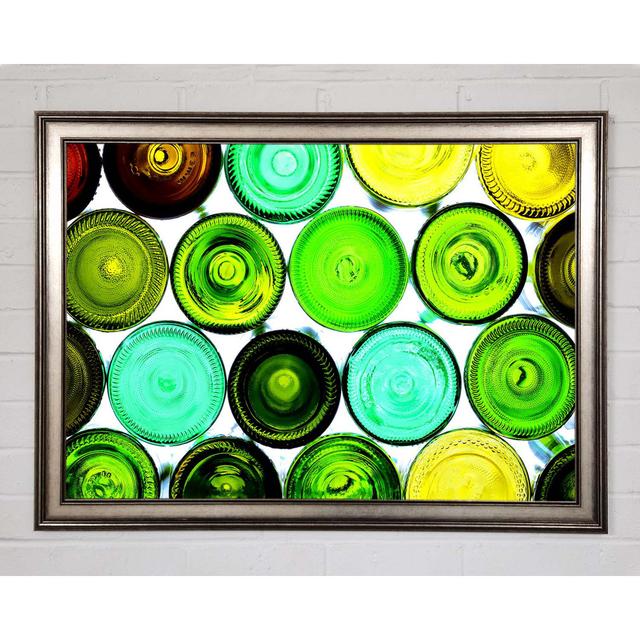 Wine Bottles - Single Picture Frame Art Prints Brayden Studio Size: 42cm H x 59.7cm W x 1.5cm D on Productcaster.