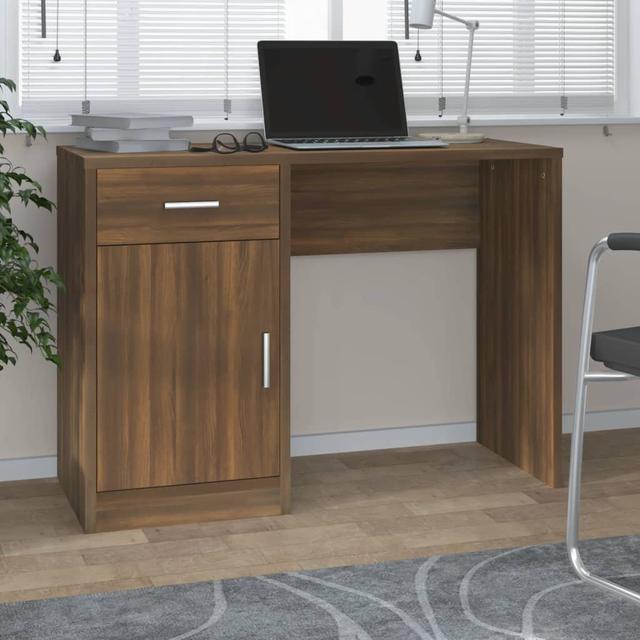 Sneyd Park Desk 17 Stories Colour: Brown on Productcaster.