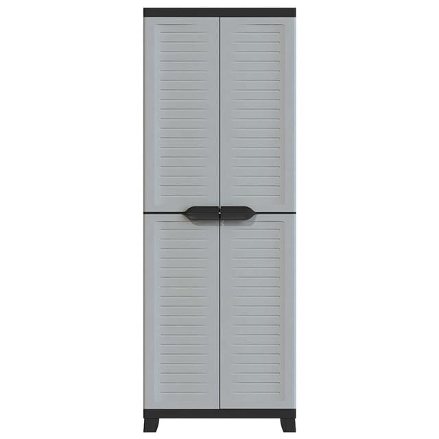 Plastic Single Storage Cabinet ( 181cm H x 65cm W x 45cm D) WFX Utility on Productcaster.