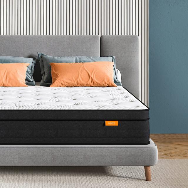 Luxury Pillow-Top Pocket Sprung Mattress Wayfair Sleep Size: Small Double (4') on Productcaster.