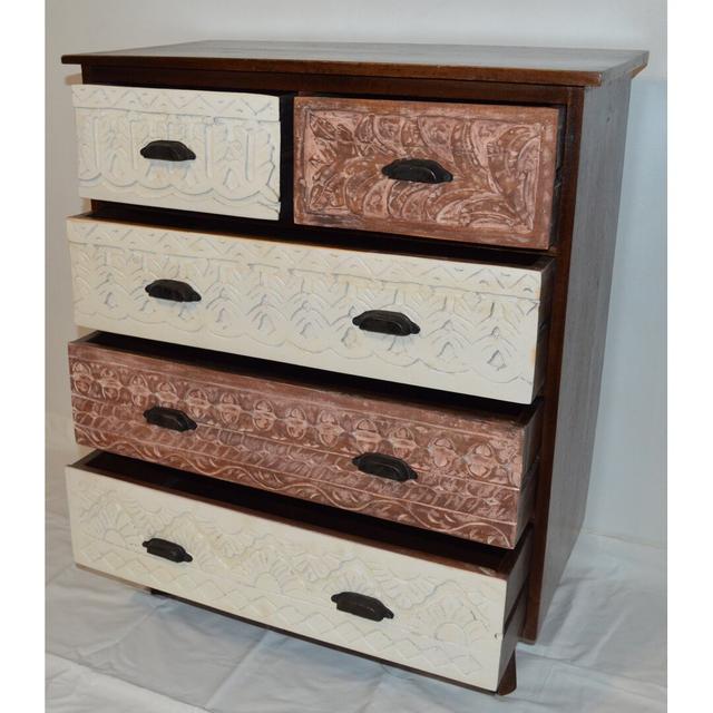 Briarcliff 5 Drawer 75Cm W Solid Wood Chest Of Drawers Latitude Vive on Productcaster.