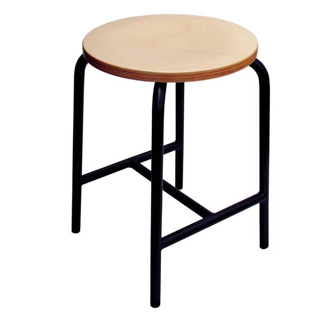 Rexford Ergonomic Industrial Stool Ebern Designs Size: H55 x W48 x D48cm on Productcaster.