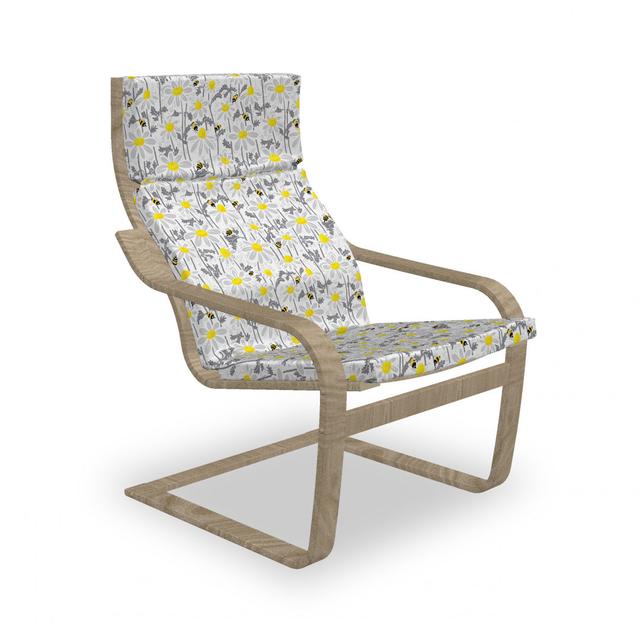 Loungesesselauflage Chamomile Daisy Flowers East Urban Home on Productcaster.