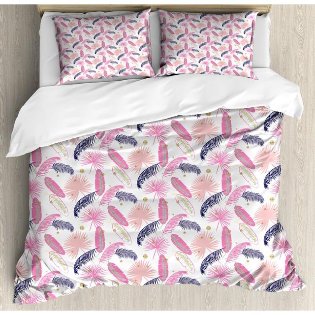 Gerulf No Pattern [EU ONLY] Duvet Cover Set with Pillowcases 17 Stories Size: Kingsize - 2 Standard Pillowcases on Productcaster.