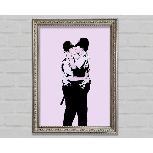 Kissing Coppers Pink - Single Picture Frame Art Prints Ophelia & Co. Size: 42cm H x 29.7cm W on Productcaster.