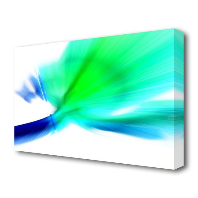 Blue Green Celebration - Wrapped Canvas Graphic Art Print East Urban Home Size: 50.8cm H x 81.3cm W x 4.4cm D on Productcaster.