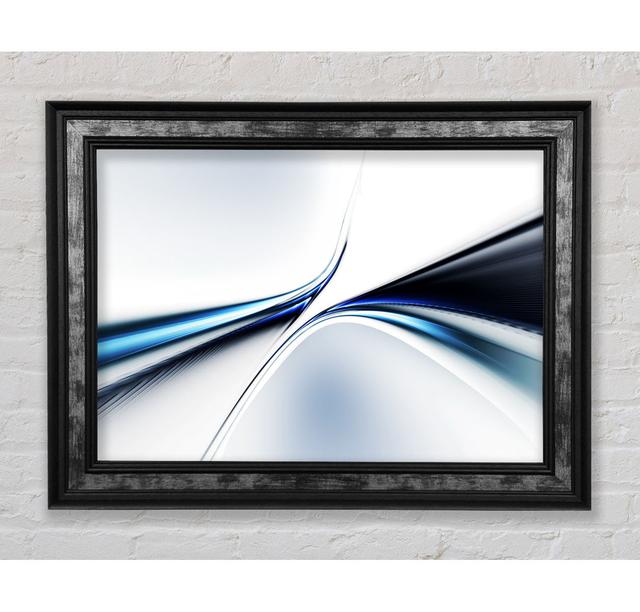 Defined Lines Meeting Framed Print Ivy Bronx Format: Silver Black Framed Paper, Size: 84.1cm H x 142.2cm W x 8cm D on Productcaster.