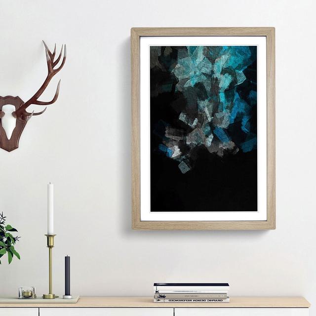 New Dimension in Abstract - Picture Frame Graphic Art Print East Urban Home Size: 36cm H x 27cm W x 2cm D, Frame Option: Oak Framed on Productcaster.