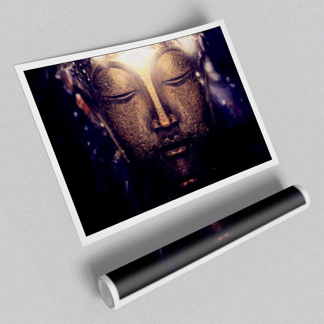 'Light From The Buddha Face Ethnic' - Unframed Graphic Art Print on Paper East Urban Home Size: 42 cm H x 59.4 cm W on Productcaster.