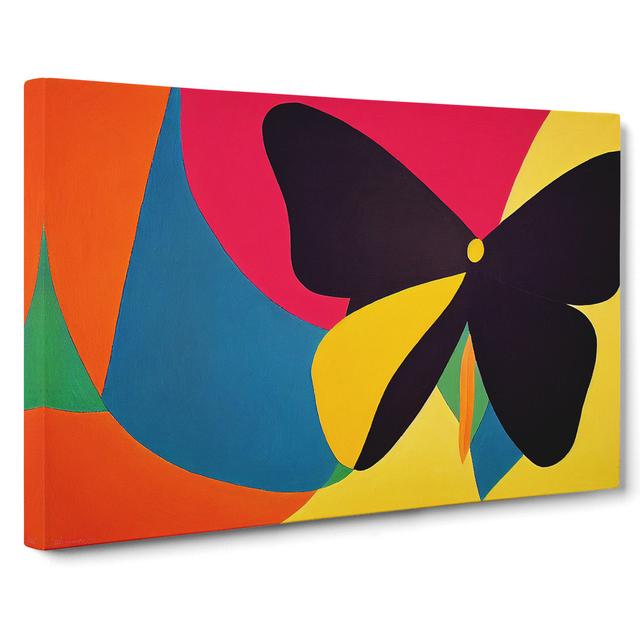 Butterfly Abstract Vol.1 - Wrapped Canvas Graphic Art Brambly Cottage Size: 50cm H x 76cm W x 3cm D on Productcaster.