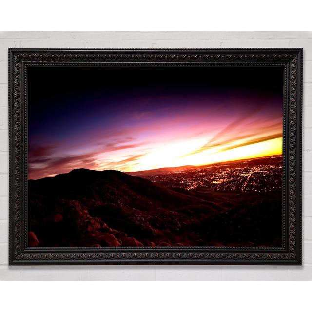 Metro Sunset - Print Bright Star Size: 59.7cm H x 84.1cm W on Productcaster.