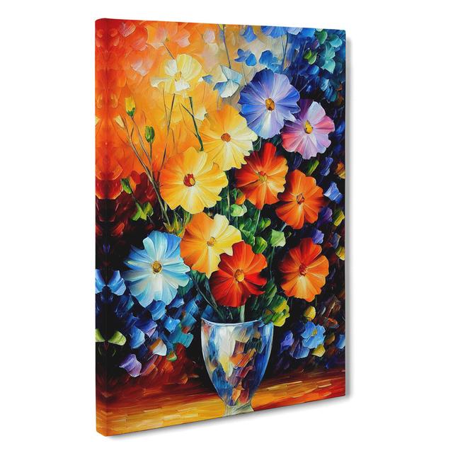 Assorted Flowers In A Vase No.2 - Wrapped Canvas Print ClassicLiving Size: 60cm H x 40cm W x 3cm D on Productcaster.