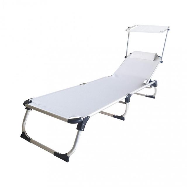 KAMP BLUE FOLDING COT Dakota Fields Cushion Colour: White on Productcaster.