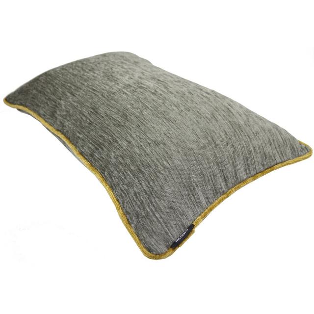 Suwanee Rectangular Pillow Cover August Grove Size: 40 x 60cm, Colour: Grey/Lime on Productcaster.