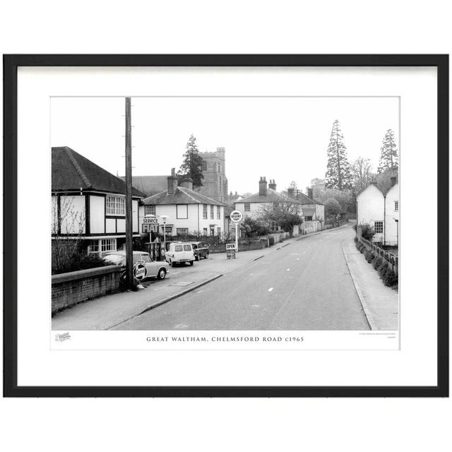 'Great Waltham, Chelmsford Road C1965' by Francis Frith - Picture Frame Photograph Print on Paper The Francis Frith Collection Size: 40cm H x 50cm W x on Productcaster.