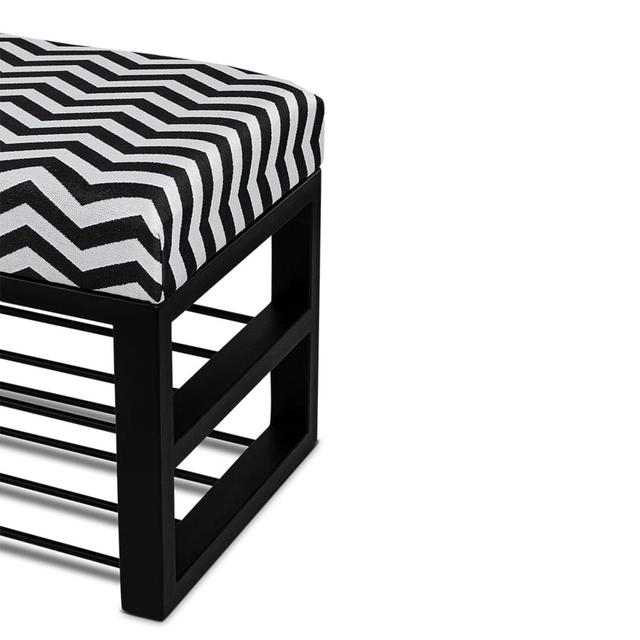 Frankhouse Upholstered Storage Bench Ebern Designs Size: H50 x W45 x D30cm on Productcaster.