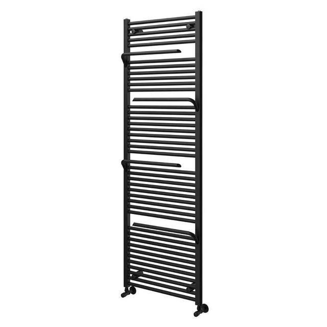 Boswell Vertical Designer Towel Rail Belfry Heating Size: 185cm H x 65cm W x 10.8cm D on Productcaster.