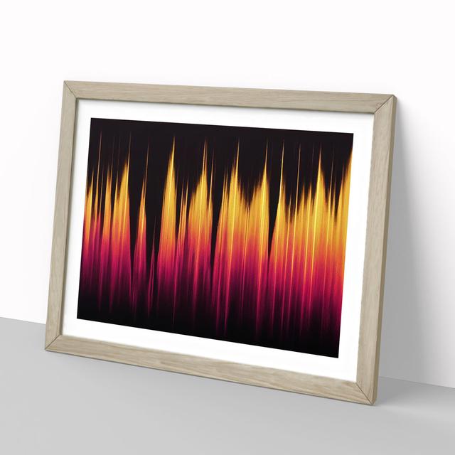 Electronic Audio Sound Bar Vol.5 Abstract - Single Picture Frame Print Metro Lane Size: 34cm H x 46cm W x 2cm D, Frame Colour: Oak on Productcaster.