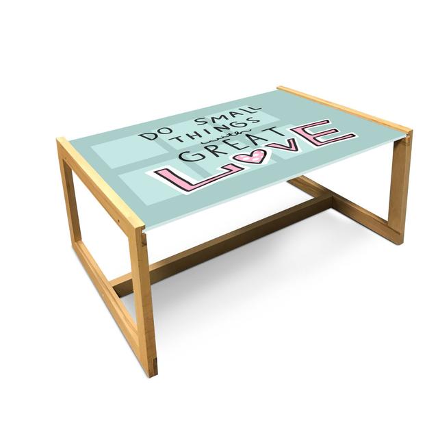 Jafeth Trestle Coffee Table East Urban Home Size: 40cm H x 91cm W x 62cm D on Productcaster.