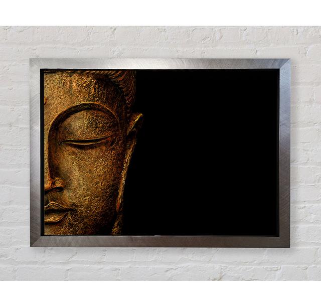 Buddha Profile - Single Picture Frame Art Prints Bright Star Size: 100.1cm H x 141.4cm W x 3.4cm D on Productcaster.