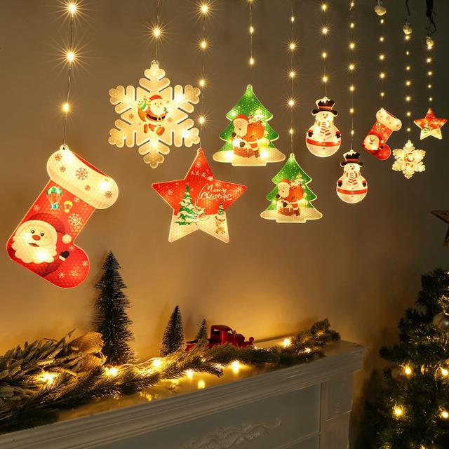 Mosheim 300cm LED Curtain String Light The Seasonal Aisle on Productcaster.