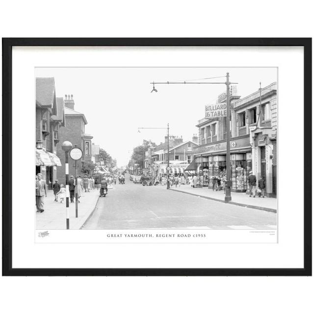 Great Yarmouth, Regent Road C1955 by Francis Frith - Single Picture Frame Print The Francis Frith Collection Size: 60cm H x 80cm W x 2.3cm D on Productcaster.