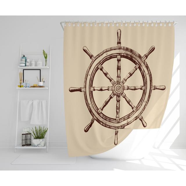 Michael 2 Piece Polyester Shower Curtain Set Longshore Tides Size: 168cm H x 168cm W on Productcaster.