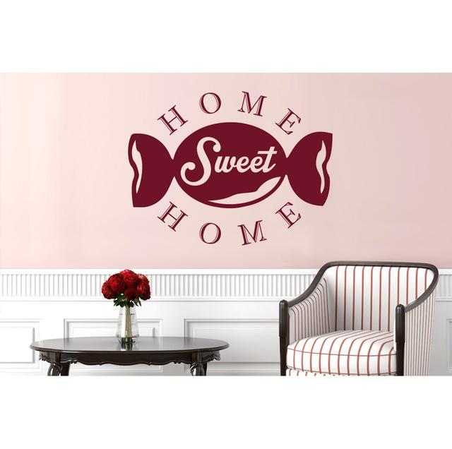 Non-Wall Damaging Wall Decal East Urban Home Colour: Burgundy, Size: Medium on Productcaster.