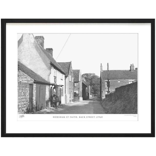 'Horsham St Faith, Back Street C1960' by Francis Frith - Picture Frame Photograph Print on Paper The Francis Frith Collection Size: 60cm H x 80cm W x on Productcaster.