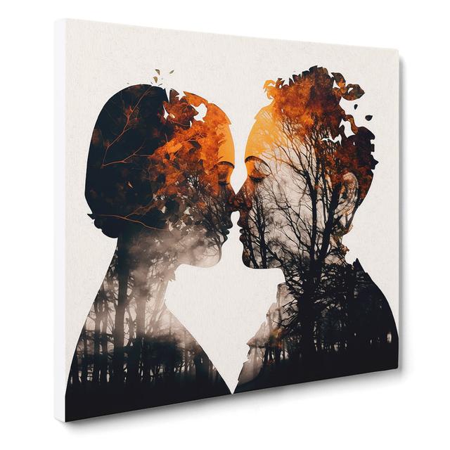 Lovers Double Exposure No.2 Happy Larry Size: 35cm H x 35cm W on Productcaster.