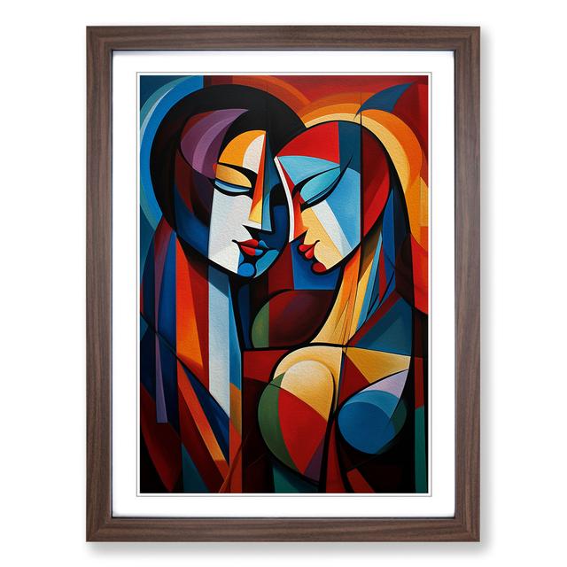 XYZ-FRM-V1223-4368 Single Picture Frame Art Prints on Wood Metro Lane Format: Walnut Framed, Size: 46cm H x 34cm W x 2cm D on Productcaster.