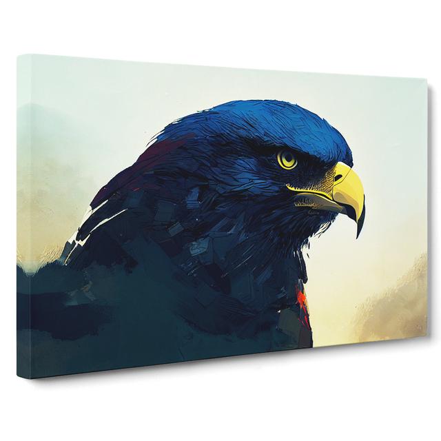 Eagle - Wrapped Canvas Graphic Art Alpen Home Size: 35cm H x 50cm W x 3cm D on Productcaster.