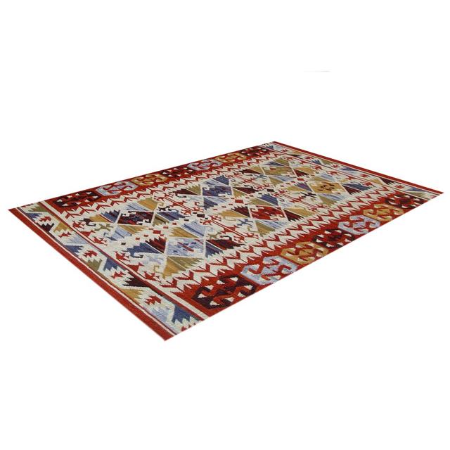 Southwestern Hand Woven Red Area Rug Bakero Rug Size: Rectangle 155 x 240cm on Productcaster.