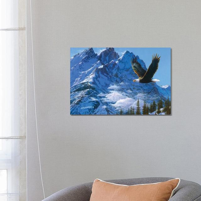 Eagle Mountains IV by Jan Martin Mcguire - Wrapped Canvas Painting Alpen Home Size: 45.72cm H x 66.04cm W x 3.81cm D on Productcaster.