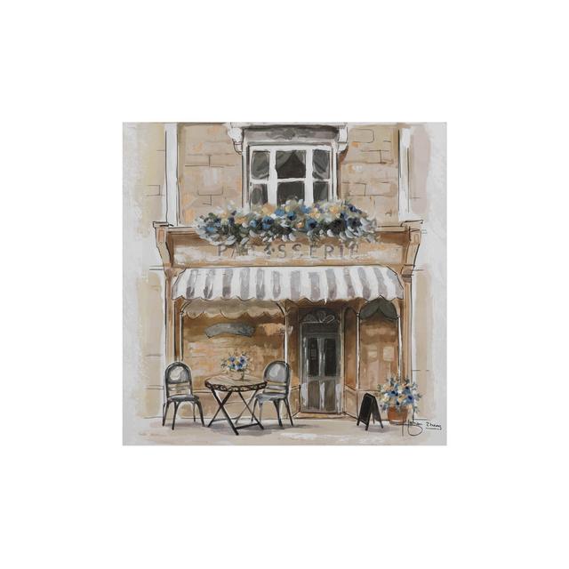 A Morning in Paris Hand -Painted Acrylic Painting Rosalind Wheeler on Productcaster.