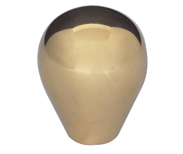 28mm Diameter Conical Knob Frelan Hardware Finish: Polished Brass on Productcaster.