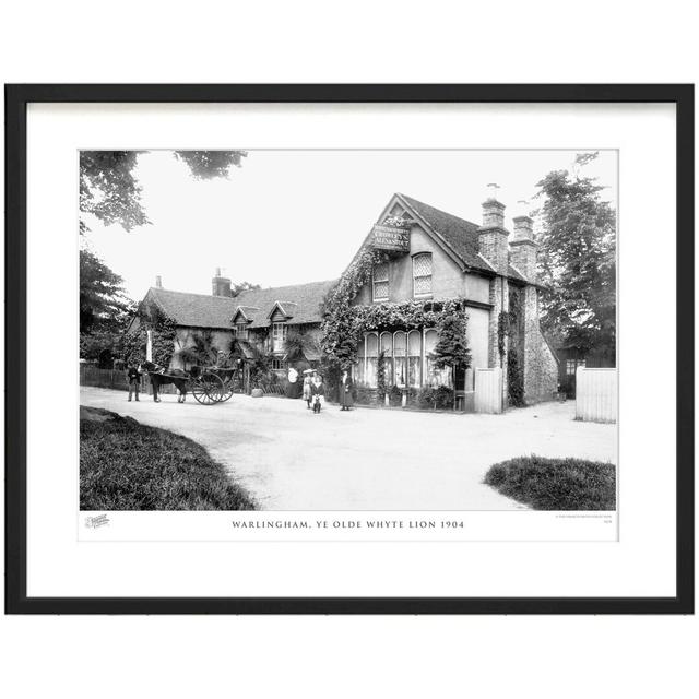 'Warlingham, Ye Olde Whyte Lion 1904' by Francis Frith - Picture Frame Photograph Print on Paper The Francis Frith Collection Size: 28cm H x 36cm W x on Productcaster.