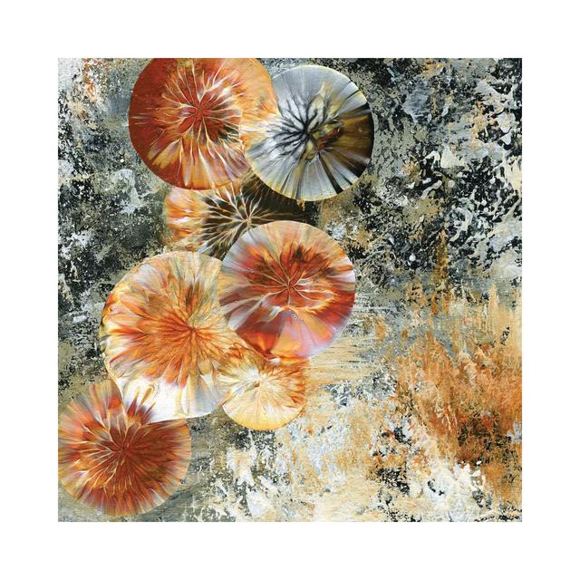 Bloom II by Jen Glover Riggs - Wrapped Canvas Art Prints Metro Lane Size: 30.48cm H x 30.48cm W on Productcaster.