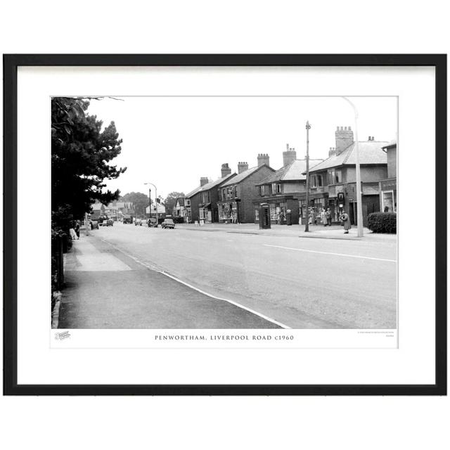 'Penwortham, Liverpool Road C1960' - Picture Frame Photograph Print on Paper The Francis Frith Collection Size: 40cm H x 50cm W x 2.3cm D on Productcaster.