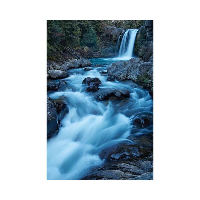 Tawhai Falls, Whakapapanui Stream, Tongariro National Park, Central Plateau, North Island, New Zealand by David Wall - Wrapped Canvas Photograph Alpen on Productcaster.