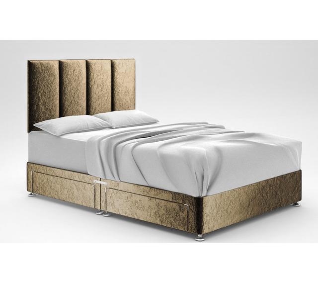 Bendooragh Divan Bed Base 17 Stories Storage Type: 4 Drawers, Colour: Truffle, Size: King (5') on Productcaster.