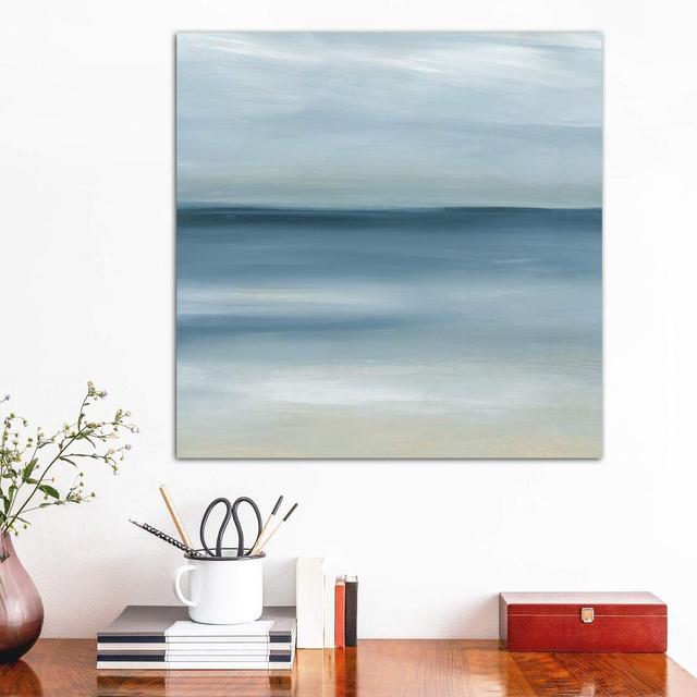 Calm Seas by Carol Robinson - Wrapped Canvas Painting Print House of Hampton Size: 66.04cm H x 66.04cm W x 1.91cm D on Productcaster.