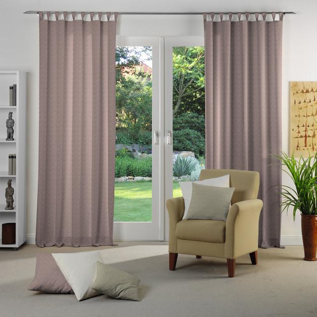 Branton Tab Top Curtain Single Panel, opaque Brayden Studio Size: 132cm Width x 225cm Drop, Curtain Colour: Taupe on Productcaster.